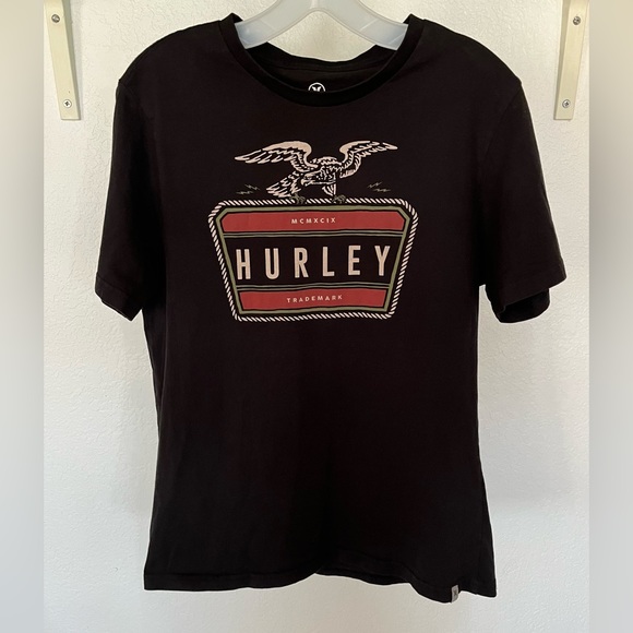 Hurley Other - NWOT Black Hurley Eagle Graphic Tee